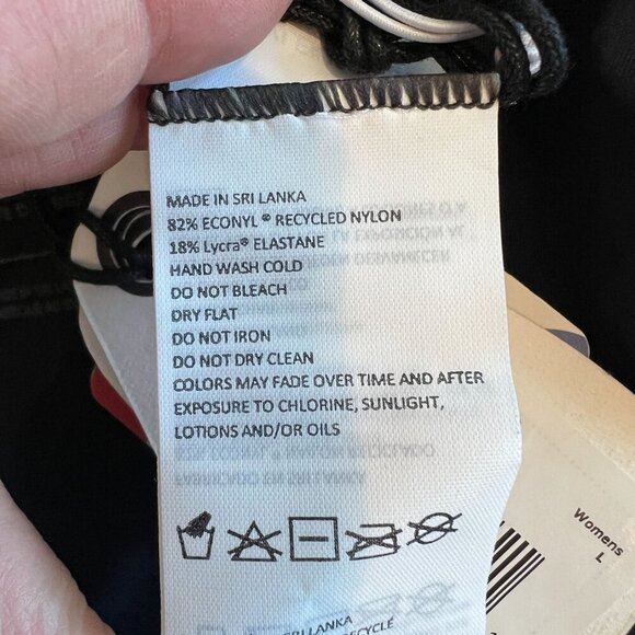 prAna Womens Upswell Swimsuit Bottom LARGE IN Seaside UPF 50+ - Picture 4 of 4